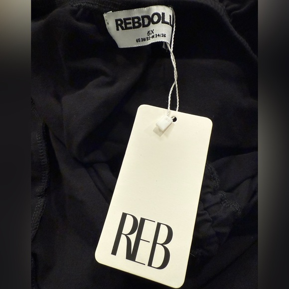 Willow Drawstring A-Line Midi Dress Rebdolls NWT - Picture 4 of 5